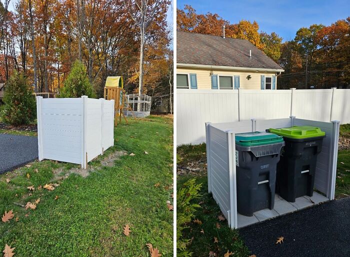 No More Unsightly Yard Stuff Messing Up Your Spring BBQ Vibes, Thanks To The Enclo No Dig Privacy Screen Kit