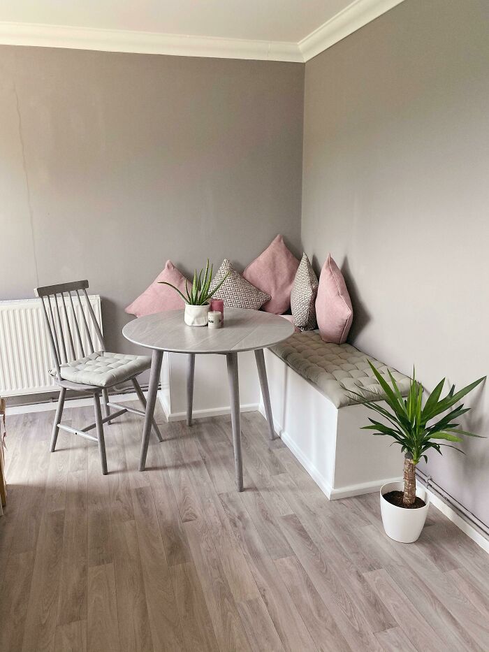 Low Budget Seating Area I Made Myself, It’s Not Much But I’m Proud Of It