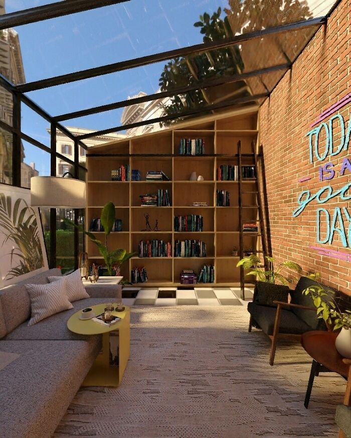 For Some Reason, I Was Inspired By Those Houses In The Middle Of The City