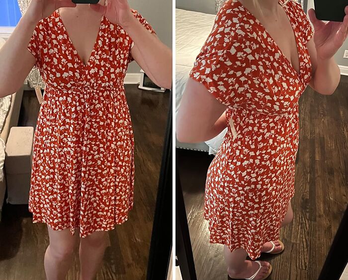 Step Out In Style With The Women's Surplice Dress: Effortlessly Elegant And Perfect For Any Occasion