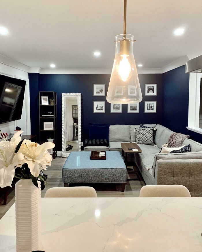 My In-Law’s Living Room So Far 🙌🏼 View From The Kitchen!