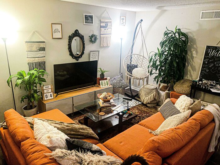 Going For A Bohemian Mid Century Vibe, Thoughts? Note: I'm A Big Thrifter So Thank You Fb Marketplace