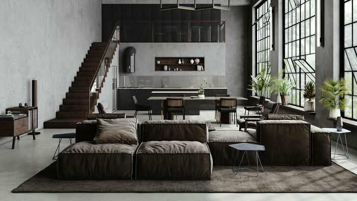 Finished Main Renders For My Project "Man's Loft"