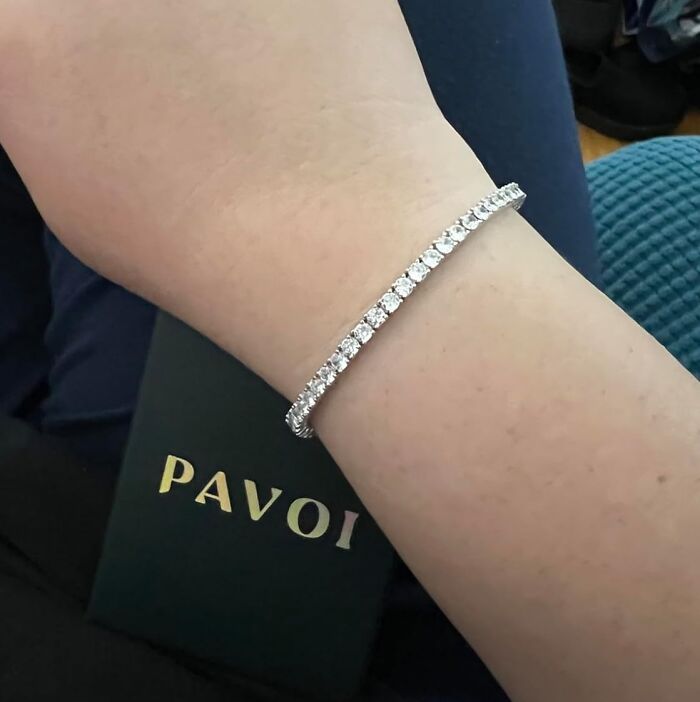 Adorn Your Wrist With Elegance: Gold Plated Tennis Bracelet Adds A Touch Of Glamour To Any Ensemble