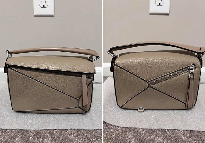 Get Ready To Solve Your Style Conundrum With This Chic Geometric Design Handbag, An Irresistibly Fashionable Substitute To The Loewe Puzzle Bag – Pieces Fit, Ever So Thriftily