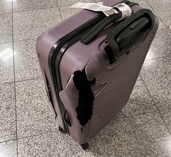 This Is How The Luggage Containing My PlayStation Arrived