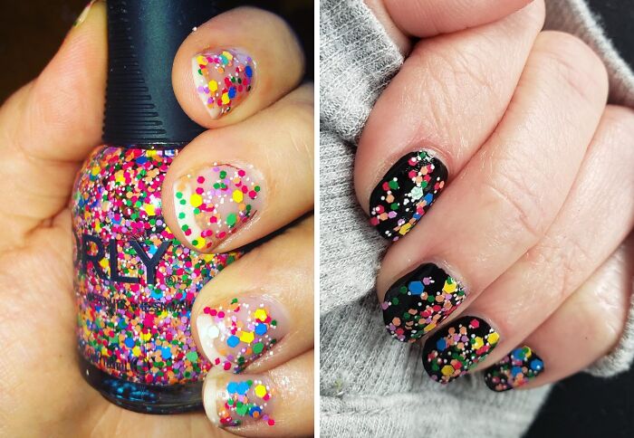 Add A Touch Of Glamour To Your Nails With Nail Lacquer Infused With Sparkles: Shine Bright With Every Stroke