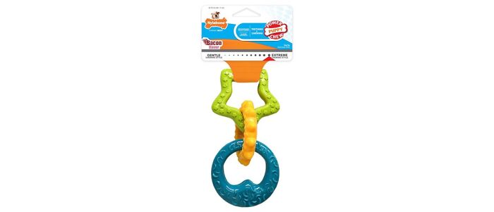 Nylabone Puppy Power Rings toy