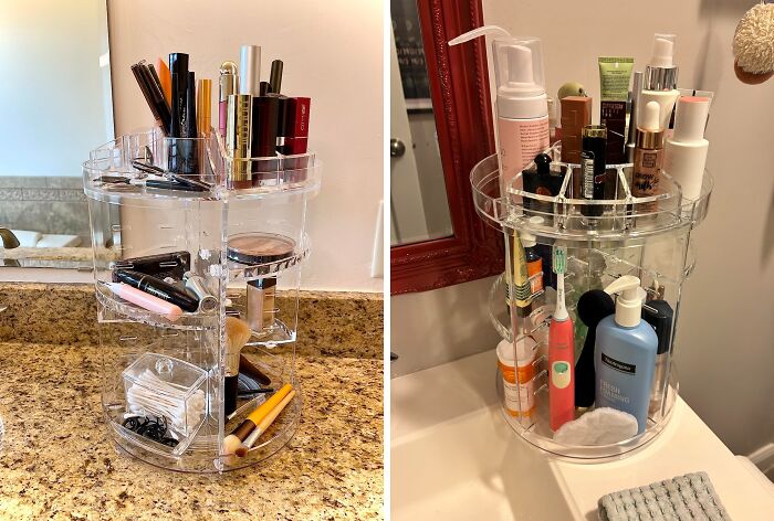 Beauty At Every Turn: Swivel Into Style With A Rotating Cosmetic Display!