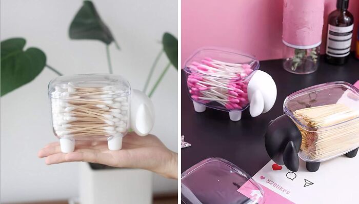 Cute Meets Functional: Sheep & Elephant Bathroom Organizers For Daily Essentials!