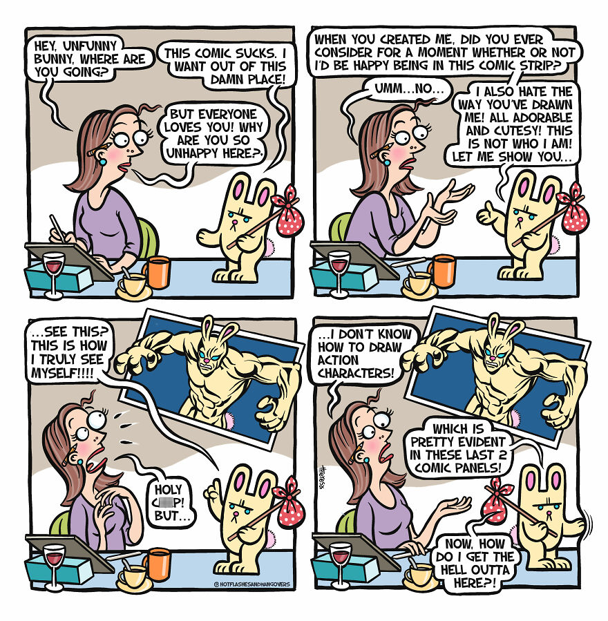 Introducing Unfunny Bunny