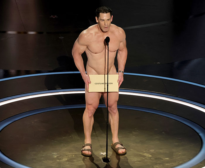 &ldquo;You Can&rsquo;t See Me&rdquo;: John Cena Pulls Hilarious Streaking Stunt At The 2024 Oscars
