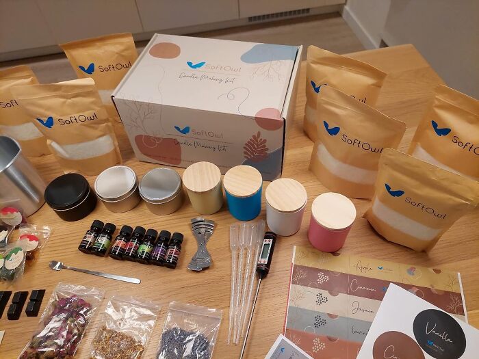 Get Lit With Softowl: Premium Soy Candle Making Kit For Cozy Nights
