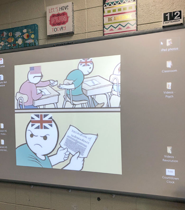 My Teacher Rotates Memes On Her Board Every Week. This Is The Best One So Far