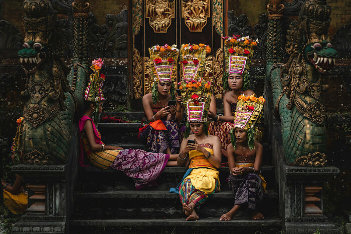 "The Flower Crowns" From The Series "Ancient Songlines" By Taralynn Disher
