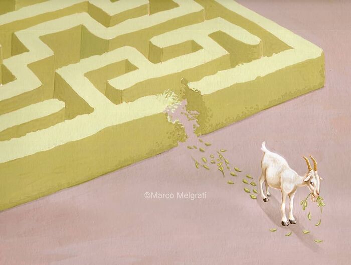 Thought-Provoking Illustration By Marco Melgrati