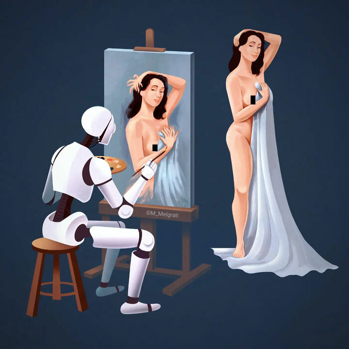 Thought-Provoking Illustration By Marco Melgrati