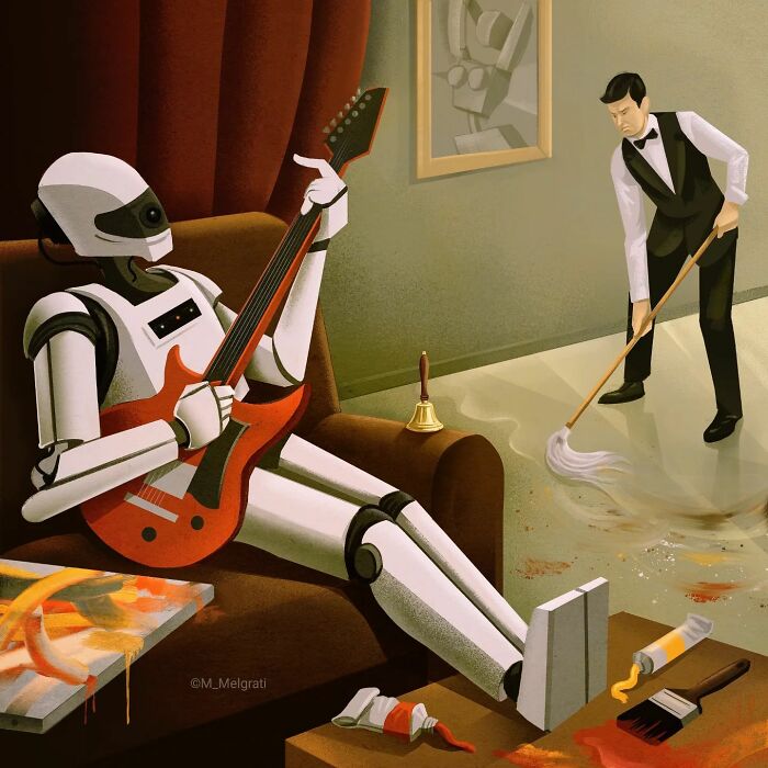 Thought-Provoking Illustration By Marco Melgrati