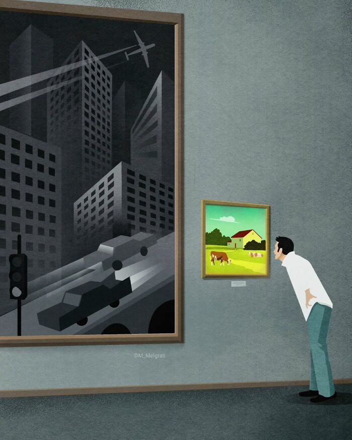 Thought-Provoking Illustration By Marco Melgrati