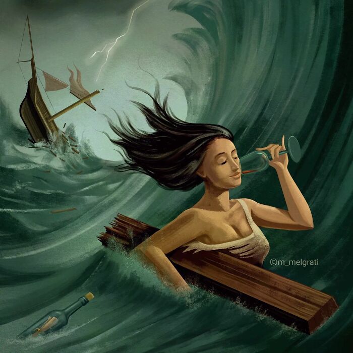 Thought-Provoking Illustration By Marco Melgrati