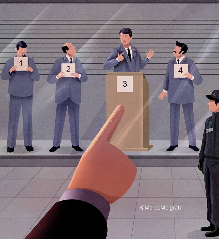 Thought-Provoking Illustration By Marco Melgrati