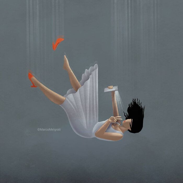 Thought-Provoking Illustration By Marco Melgrati