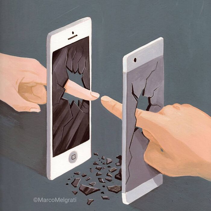 Thought-Provoking Illustration By Marco Melgrati