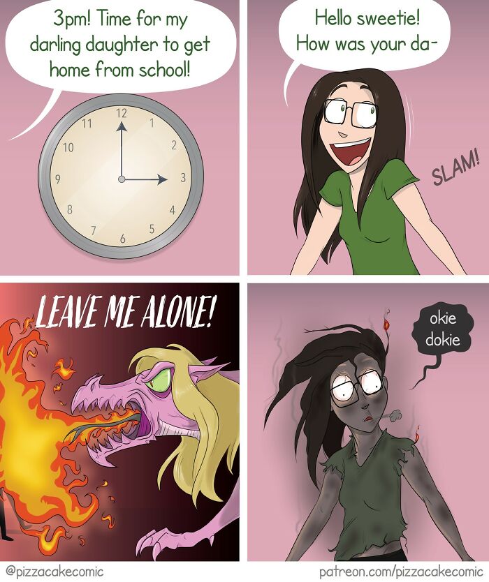 Funny Comics On Her Life As An Artist And Her Daily Struggles