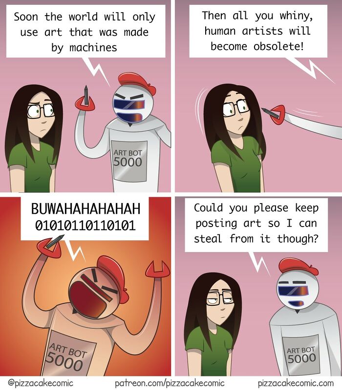 Funny Comics On Her Life As An Artist And Her Daily Struggles