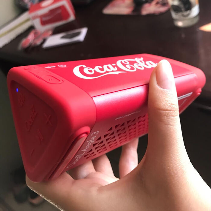 Refresh Your Sound: Coca-Cola Edition Portable Speaker - The Iconic Portable Wireless Bluetooth Speaker For On-The-Go Tunes