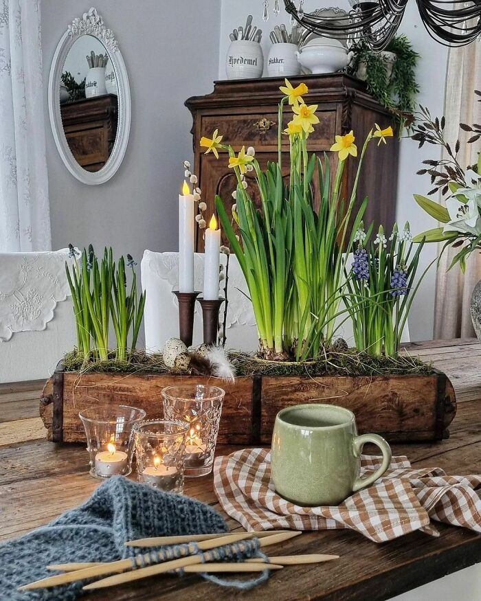 Spring Mood On My Table Today