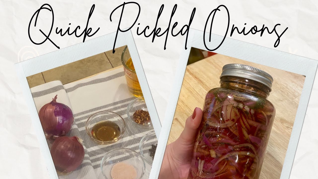 I Made Quick Pickled Onions To Garnish My Dishes