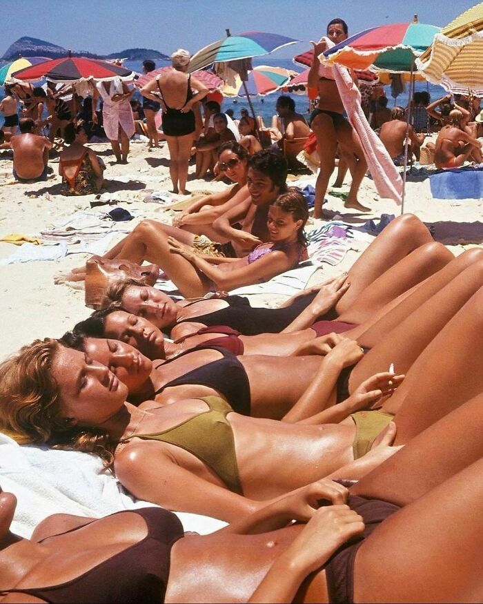 Ipanema Beach In Rio De Janeiro, 1990