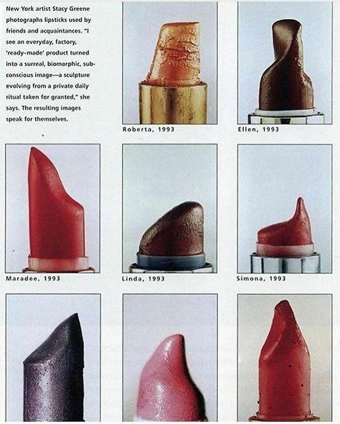‘Lipstick’ Series By @stacy_greene_art , 1993