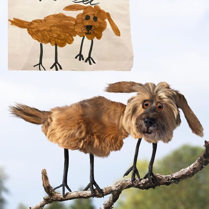 If Kids' Drawings Were Real (31 Pics)