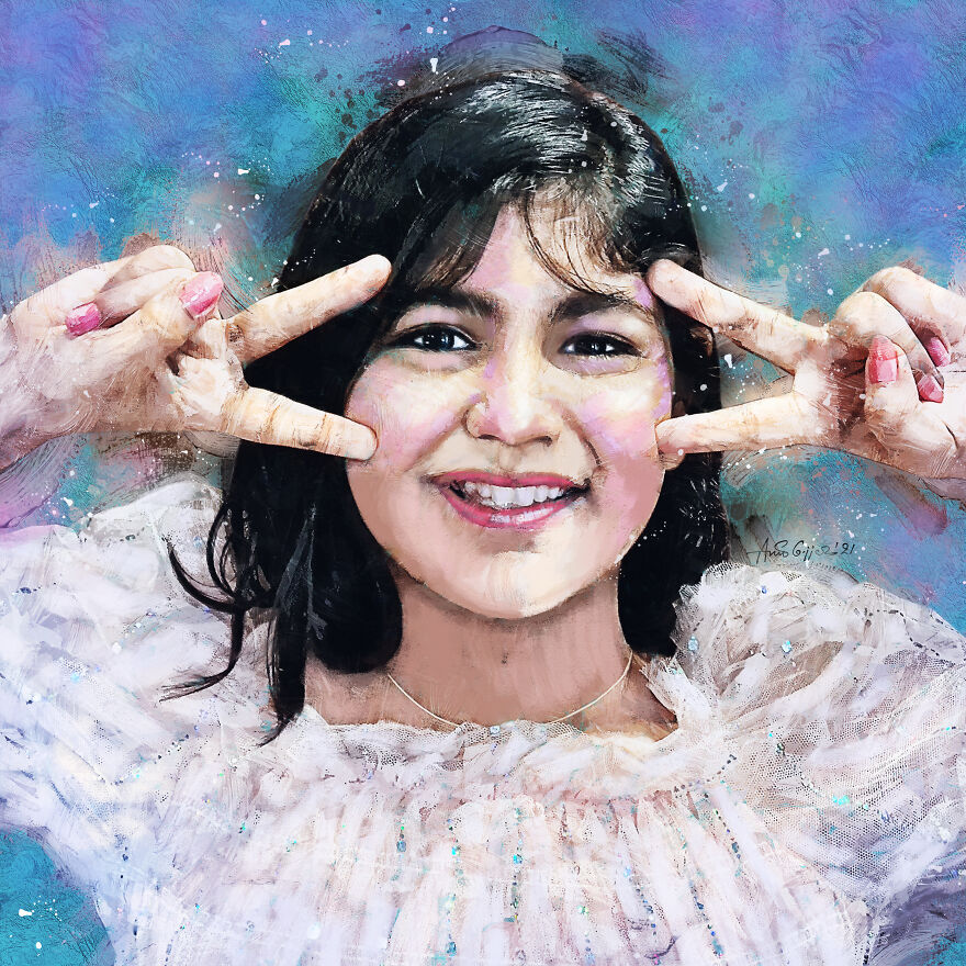 I Turn Your Favorite Photos Into Digital Portraits In A Canvas Painting Style (17 Pics)