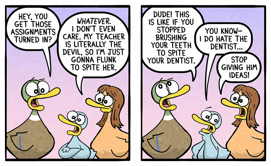 Duck Copes With Everyday Life And Kids One Cartoon At A Time (New Pics)