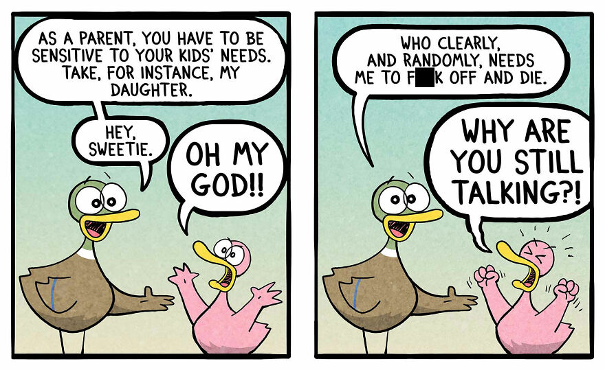 Duck Copes With Everyday Life And Kids One Cartoon At A Time (New Pics)