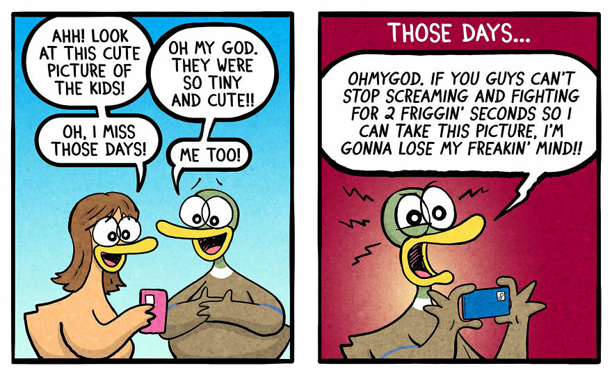 Duck Copes With Everyday Life And Kids One Cartoon At A Time (New Pics)