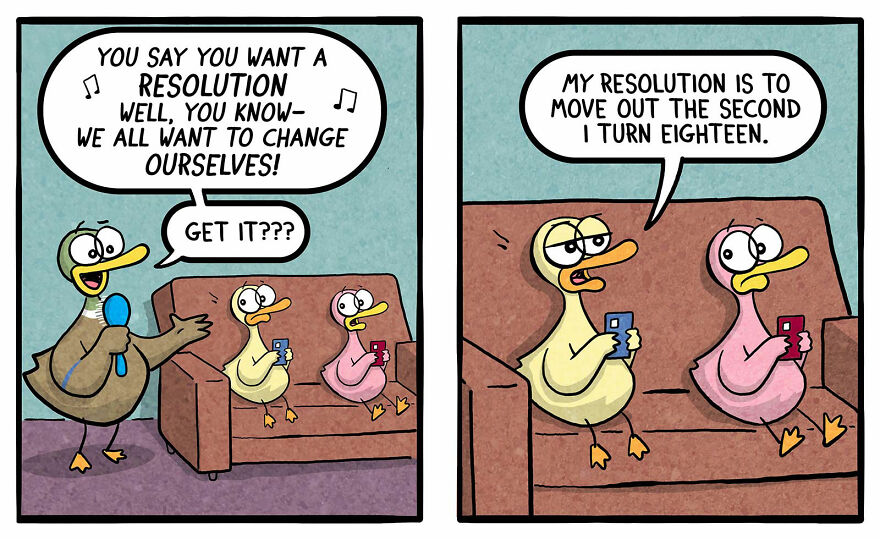 Duck Copes With Everyday Life And Kids One Cartoon At A Time (New Pics)