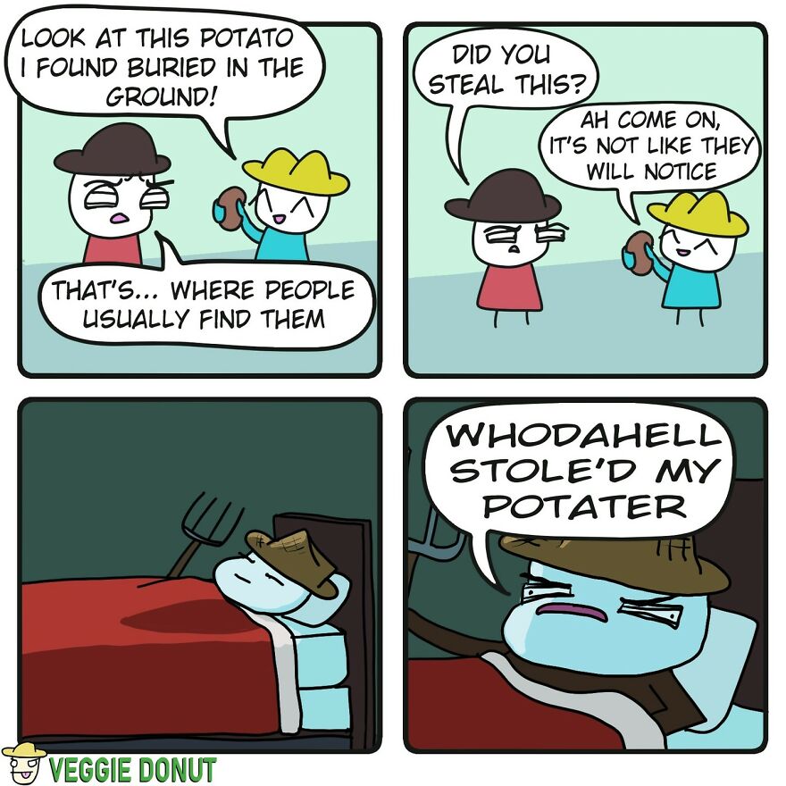 Explore The Darkly Comedic World Of Veggie Donut Comics: A Hidden Gem On Instagram