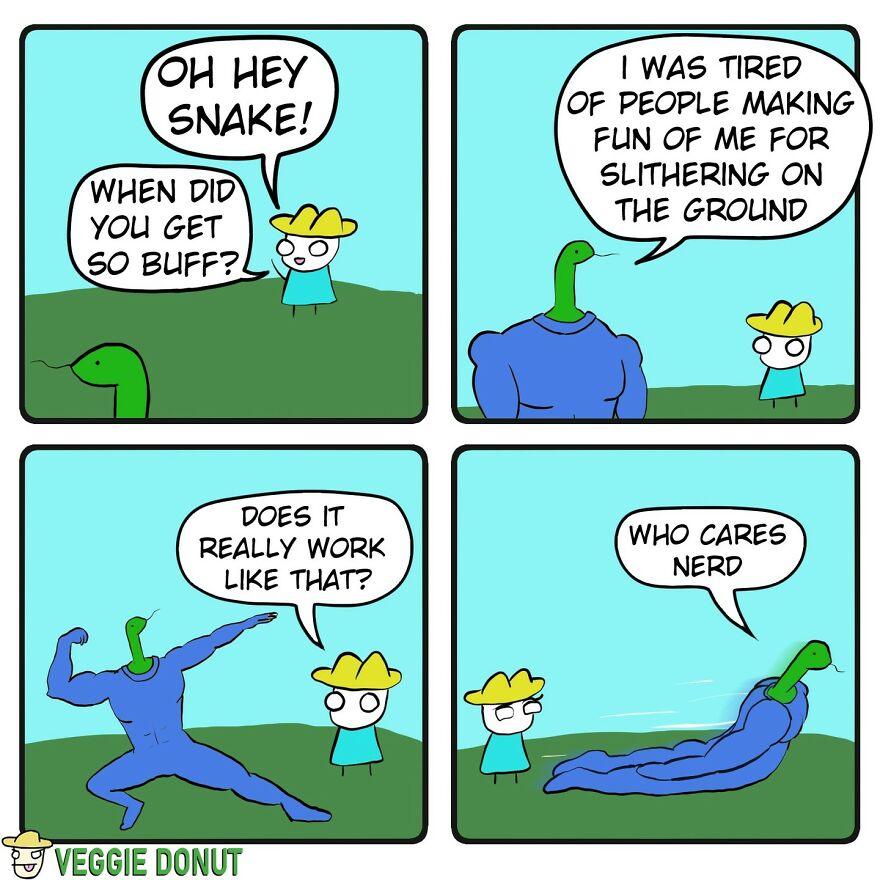 Explore The Darkly Comedic World Of Veggie Donut Comics: A Hidden Gem On Instagram