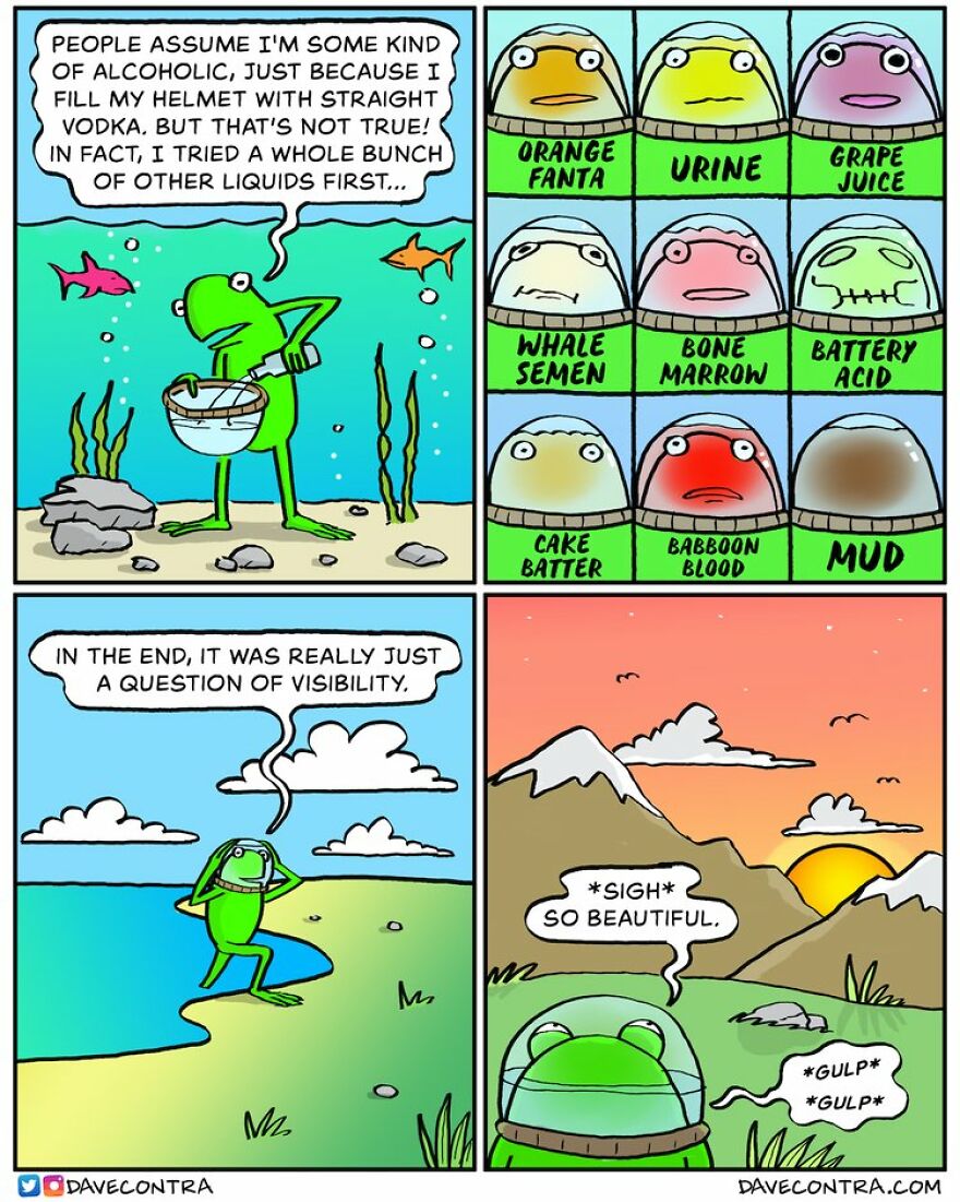 31 Comics With Unexpectedly Dark Twists By Dave Contra (New Pics)