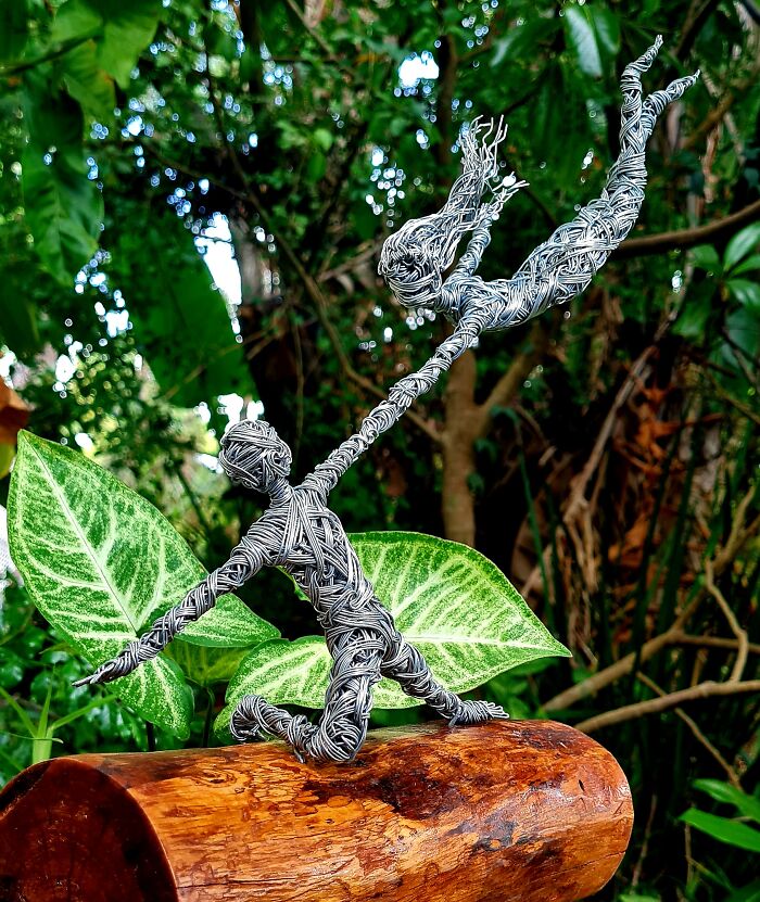Here Are Some Of The Best Wire Sculptures I've Made