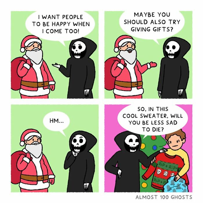 “Almost 100 Ghosts”: 24 New Comics Showing What Ghosts Do When We’re Not Looking