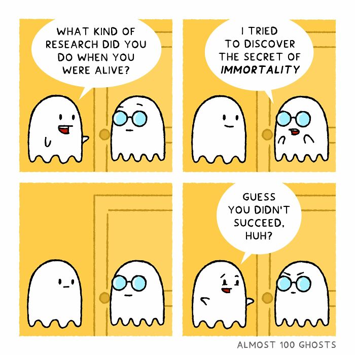 “Almost 100 Ghosts”: 24 New Comics Showing What Ghosts Do When We’re Not Looking