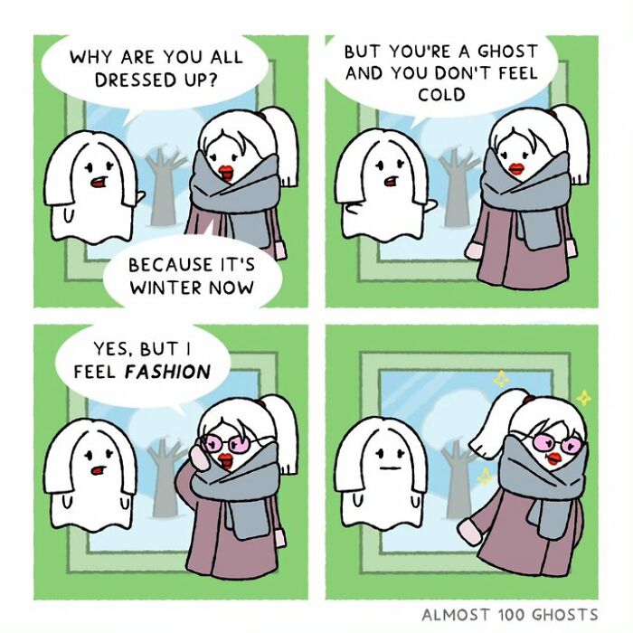 “Almost 100 Ghosts”: 24 New Comics Showing What Ghosts Do When We’re Not Looking