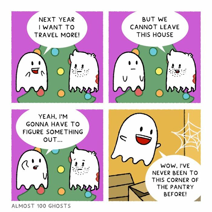 “Almost 100 Ghosts”: 24 New Comics Showing What Ghosts Do When We’re Not Looking
