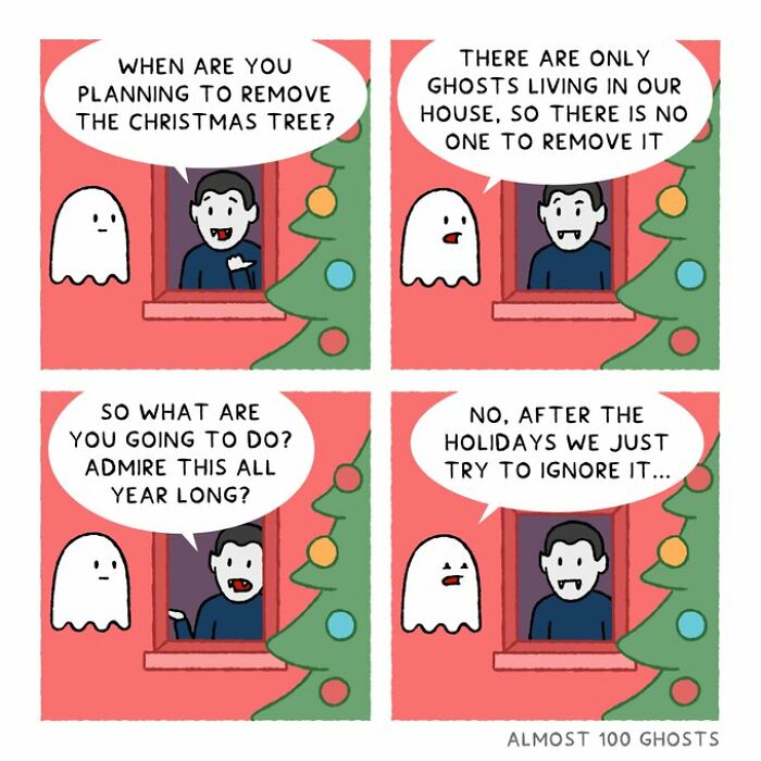 “Almost 100 Ghosts”: 24 New Comics Showing What Ghosts Do When We’re Not Looking