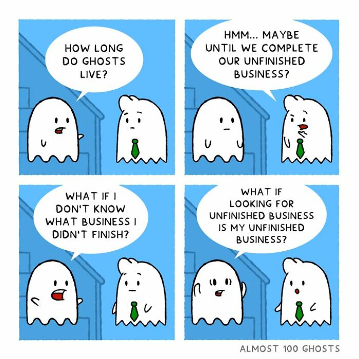 “Almost 100 Ghosts”: 24 New Comics Showing What Ghosts Do When We’re Not Looking